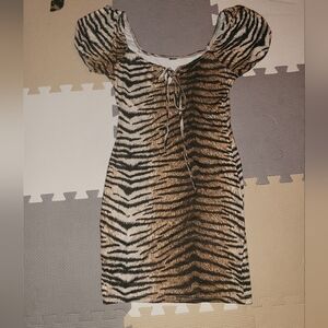 Bodycon Tiger print dress